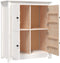 vidaXL - Dressoir - 83x41,5x100 - cm - massief - grenenhout - wit