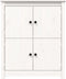 vidaXL - Dressoir - 83x41,5x100 - cm - massief - grenenhout - wit