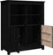vidaXL - Dressoir - 83x41,5x100 - cm - massief - grenenhout - zwart