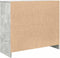 vidaXL - Dressoir - 85x34x76 - cm - bewerkt - hout - betongrijs