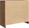 vidaXL - Dressoir - 85x34x76 - cm - bewerkt - hout - bruin - eikenkleurig