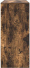 vidaXL - Dressoir - 85x34x76 - cm - bewerkt - hout - gerookt - eikenkleurig