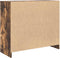 vidaXL - Dressoir - 85x34x76 - cm - bewerkt - hout - gerookt - eikenkleurig