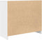 vidaXL - Dressoir - 85x34x76 - cm - bewerkt - hout - wit