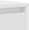 vidaXL - Dressoir - 85x34x76 - cm - bewerkt - hout - wit