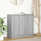 vidaXL - Dressoir - 85x34x76 - cm - spaanplaat - grijs - sonoma