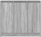 vidaXL - Dressoir - 85x34x76 - cm - spaanplaat - grijs - sonoma