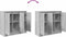 vidaXL - Dressoir - 85x34x76 - cm - spaanplaat - grijs - sonoma