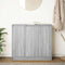 vidaXL - Dressoir - 85x34x76 - cm - spaanplaat - grijs - sonoma