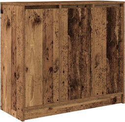 vidaXL - Dressoir - 85x34x76 - cm - spaanplaat - oud - hout