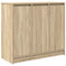 vidaXL - Dressoir - 85x34x76 - cm - spaanplaat - Sonoma - eikenkleurig