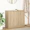 vidaXL - Dressoir - 85x34x76 - cm - spaanplaat - Sonoma - eikenkleurig