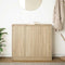 vidaXL - Dressoir - 85x34x76 - cm - spaanplaat - Sonoma - eikenkleurig