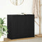 vidaXL - Dressoir - 85x34x76 - cm - spaanplaat - zwart - eikenkleurig