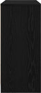 vidaXL - Dressoir - 85x34x76 - cm - spaanplaat - zwart - eikenkleurig