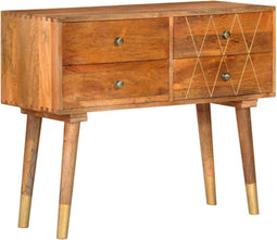 vidaXL - Dressoir - 85x40x70 - cm - massief - mangohout