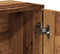vidaXL - Dressoir - 88x30x64 - cm - bewerkt - hout - oud - houtkleurig