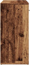 vidaXL - Dressoir - 88x30x64 - cm - bewerkt - hout - oud - houtkleurig