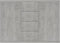 vidaXL - Dressoir - 88x30x65 - cm - bewerkt - hout - betongrijs