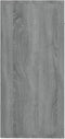 vidaXL - Dressoir - 88x30x65 - cm - bewerkt - hout - betongrijs