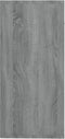 vidaXL - Dressoir - 88x30x65 - cm - bewerkt - hout - grijs - sonoma - eikenkleurig