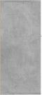 vidaXL - Dressoir - 88x30x70 - cm - bewerkt - hout - betongrijs