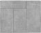 vidaXL - Dressoir - 88x30x70 - cm - bewerkt - hout - betongrijs