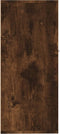 vidaXL - Dressoir - 88x30x70 - cm - bewerkt - hout - gerookt - eikenkleurig