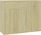 vidaXL - Dressoir - 88x30x70 - cm - bewerkt - hout - sonoma - eikenkleurig