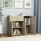 vidaXL - Dressoir - 88x30x70 - cm - bewerkt - hout - sonoma - eikenkleurig