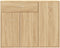 vidaXL - Dressoir - 88x30x70 - cm - bewerkt - hout - sonoma - eikenkleurig