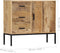 vidaXL - Dressoir - 88x30x71 - cm - massief - mangohout