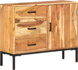 vidaXL - Dressoir - 88x30x73 - cm - massief - acaciahout