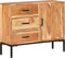 vidaXL - Dressoir - 88x30x73 - cm - massief - acaciahout