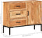 vidaXL - Dressoir - 88x30x73 - cm - massief - acaciahout