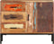 vidaXL - Dressoir - 88x30x73 - cm - massief - gerecycled - hout
