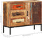 vidaXL - Dressoir - 88x30x73 - cm - massief - gerecycled - hout