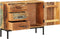 vidaXL - Dressoir - 88x30x73 - cm - massief - gerecycled - hout