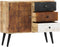 vidaXL - Dressoir - 88x30x73 - cm - massief - mangohout