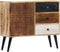 vidaXL - Dressoir - 88x30x73 - cm - massief - mangohout