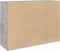 vidaXL - Dressoir - 90,5x29,5x65 - cm - bewerkt - hout - betongrijs