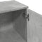 vidaXL - Dressoir - 90,5x29,5x65 - cm - bewerkt - hout - betongrijs