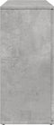 vidaXL - Dressoir - 90,5x29,5x65 - cm - bewerkt - hout - betongrijs