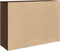 vidaXL - Dressoir - 90,5x29,5x65 - cm - bewerkt - hout - bruin - eikenkleurig