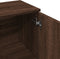 vidaXL - Dressoir - 90,5x29,5x65 - cm - bewerkt - hout - bruin - eikenkleurig