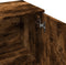 vidaXL - Dressoir - 90,5x29,5x65 - cm - bewerkt - hout - gerookt - eikenkleurig