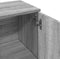 vidaXL - Dressoir - 90,5x29,5x65 - cm - bewerkt - hout - grijs - sonoma - eikenkleur