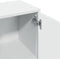 vidaXL - Dressoir - 90,5x29,5x65 - cm - bewerkt - hout - wit