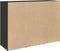 vidaXL - Dressoir - 90,5x29,5x65 - cm - bewerkt - hout - zwart