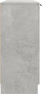 vidaXL - Dressoir - 90,5x30x70 - cm - bewerkt - hout - betongrijs